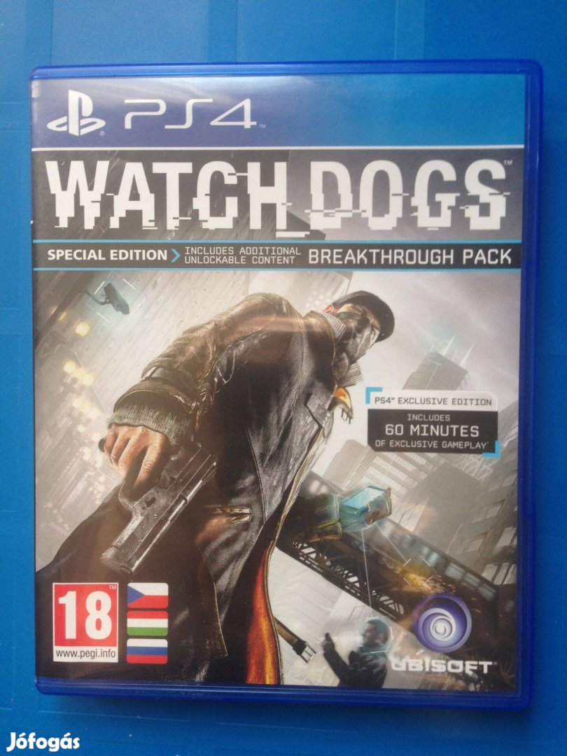 Watchdogs (magyar!) ps4-PS5 játék eladó-csere "