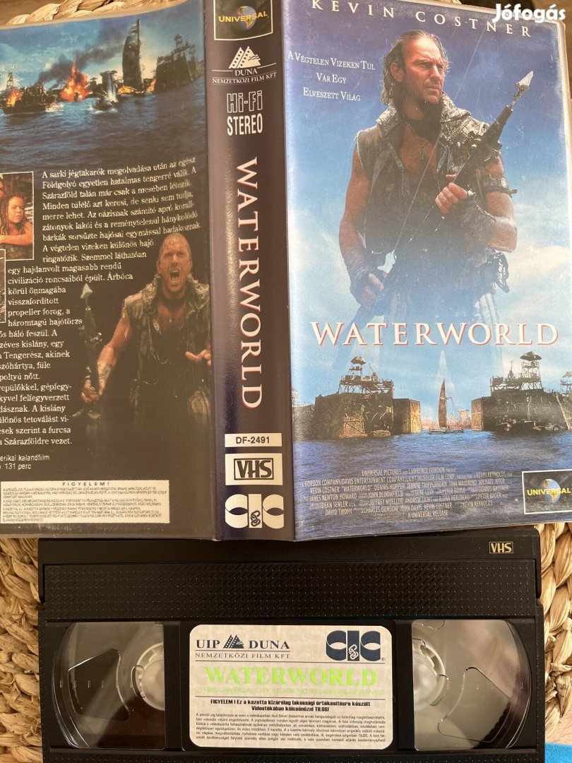 Waterworld vhs kazetta