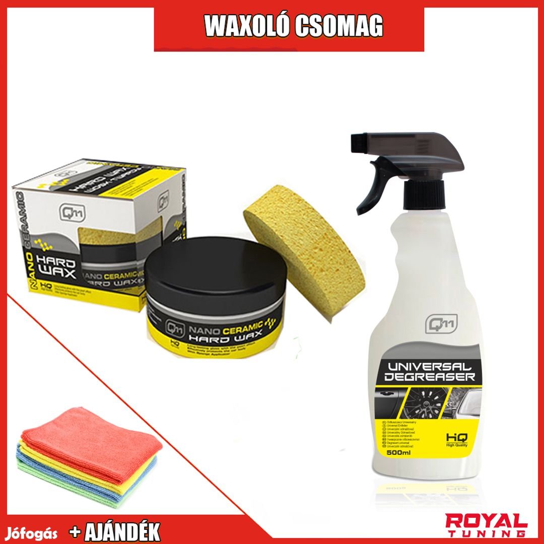 Wax nano kerámia csomag zsírtalanítóval