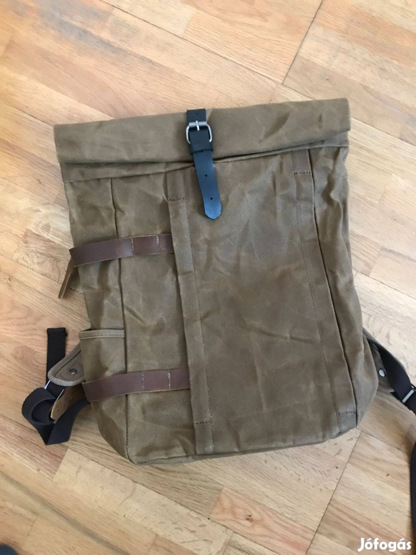 Waxed canvas viaszolt viaszos vászon retro motoros hátizsák táska