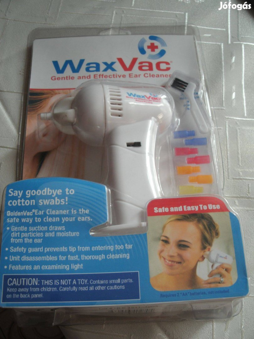 Waxvac Gentle and Effective Ear Cleaner fültisztító Új