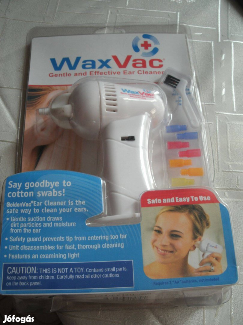 Waxvac Gentle and Effective Ear Cleaner fültisztító Új