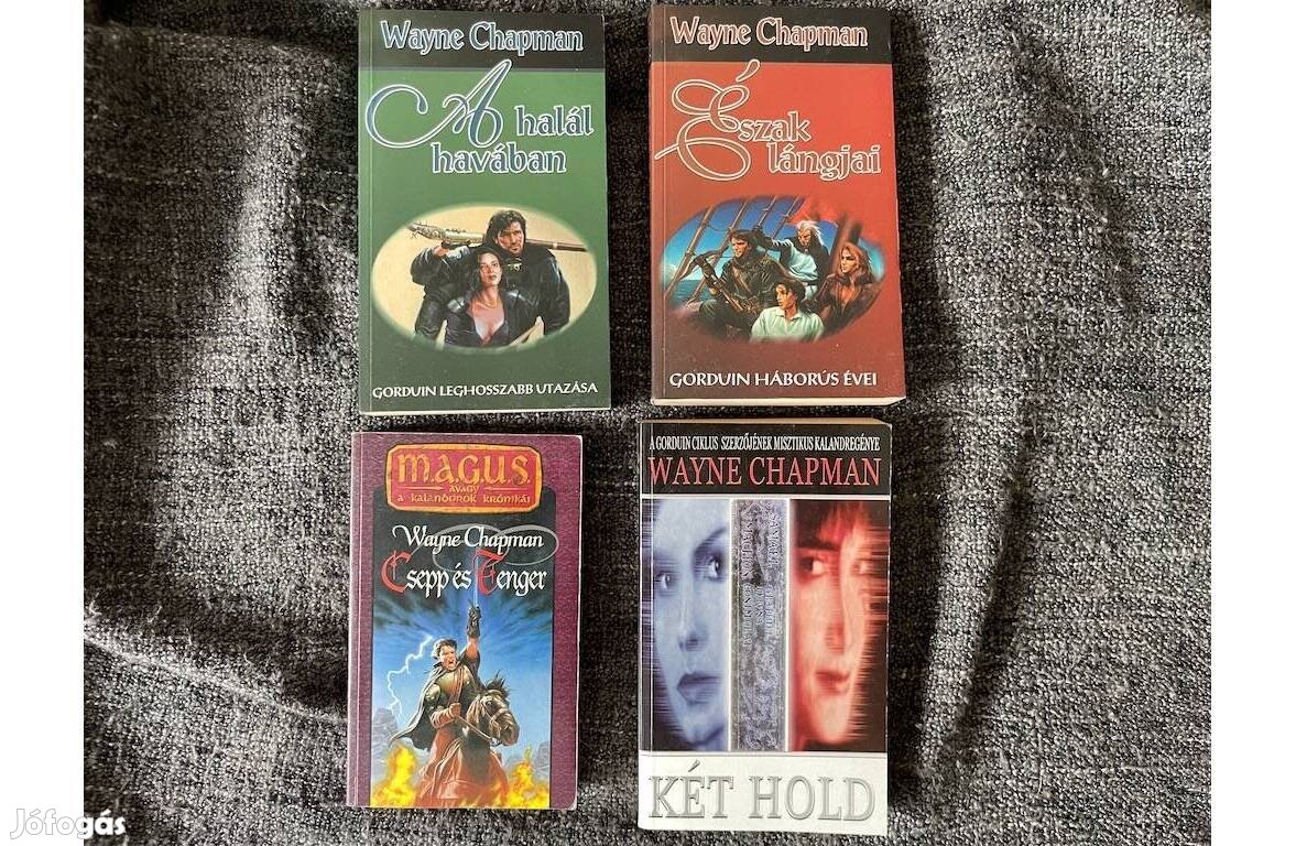 Wayne Chapman könyvcsomag, 4 könyv, jó állapot