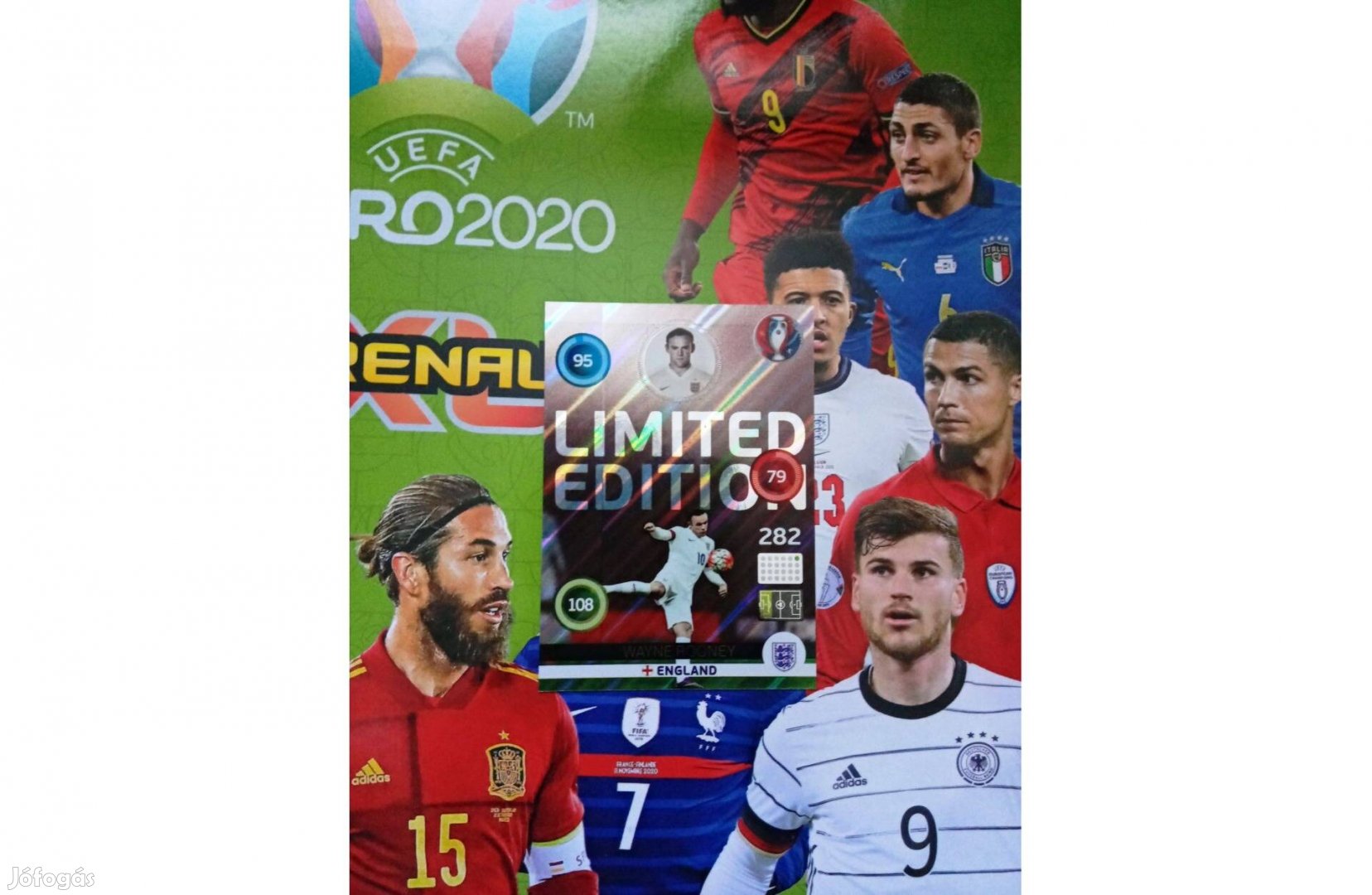 Wayne Rooney (Anglia) Euro 2016 Adrenalyn limited kártya