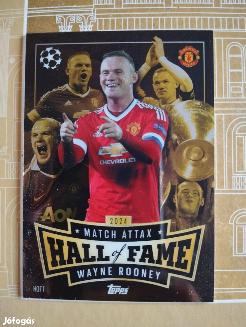 Wayne Rooney (M. United) Hall of Flame Bajnokok Ligája 2024/25 kártya