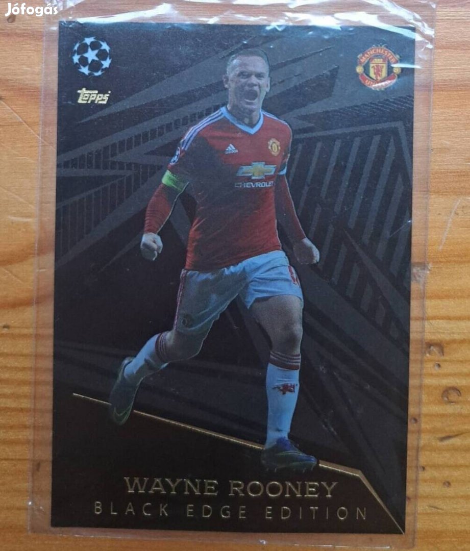 Wayne Rooney tökéletes állapotú kártya a 2012-es évekből.