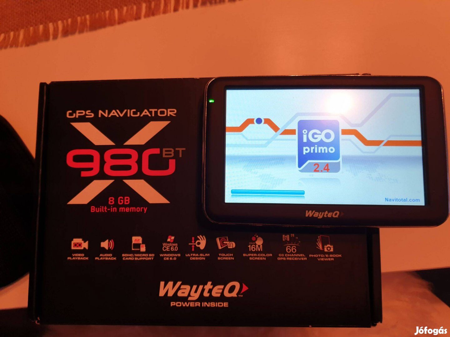 Wayteq 980 bt navigáció eladó