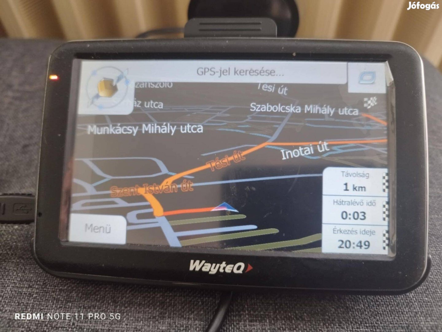 Wayteq GPS 5" Teljes Európa Térképpel 2022-es!