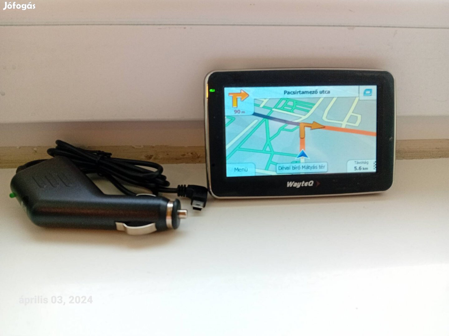 Wayteq GPS , navigáció 2023. novemberi Magyarország térképpel