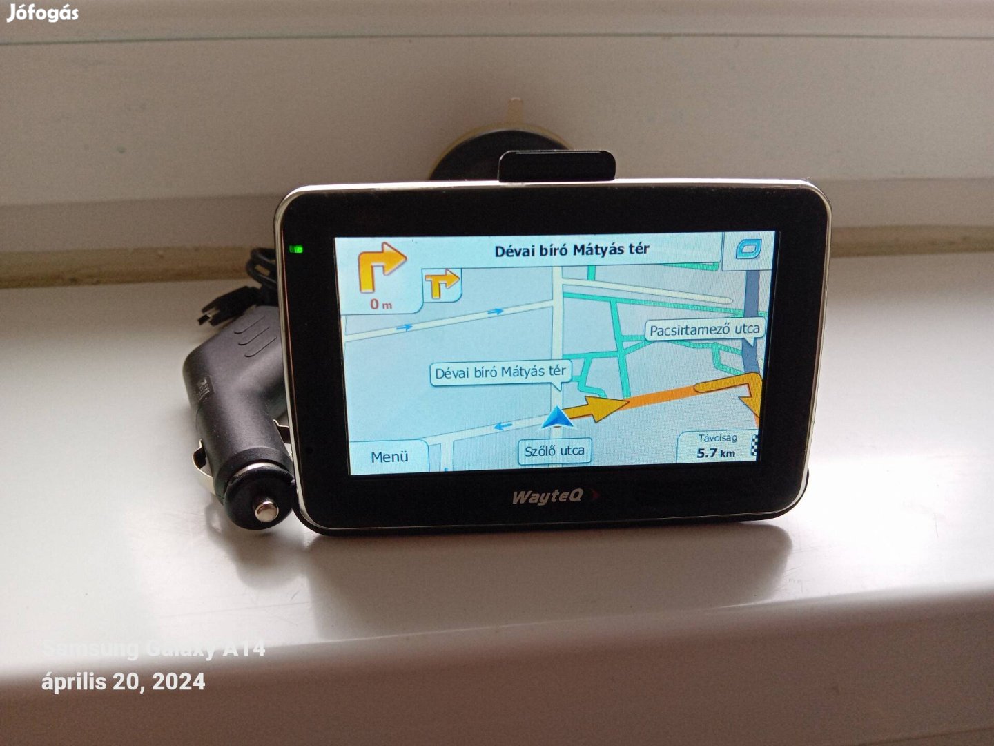 Wayteq GPS , navigáció 2023. novembr Magyarország térképpel