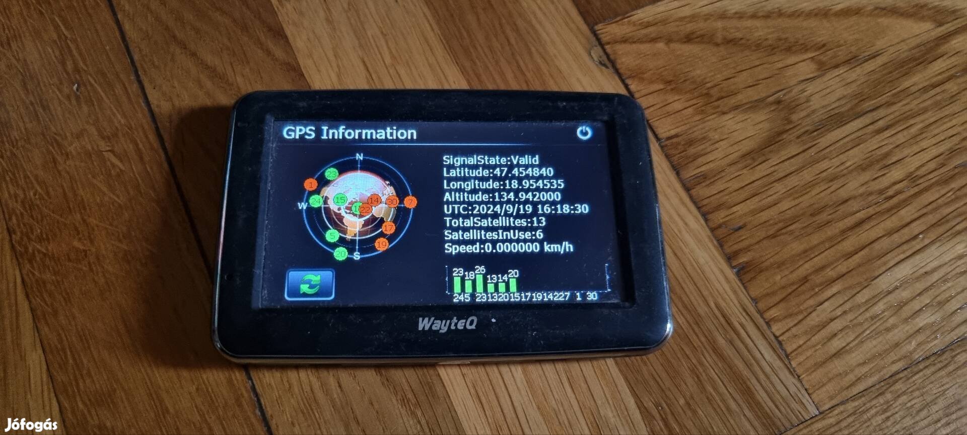 Wayteq X820 GPS navigáció 