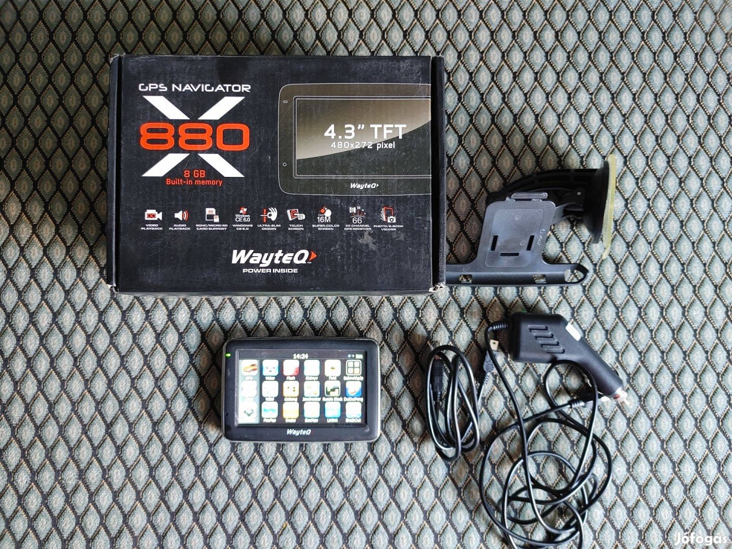 Wayteq X880 GPS navigáció