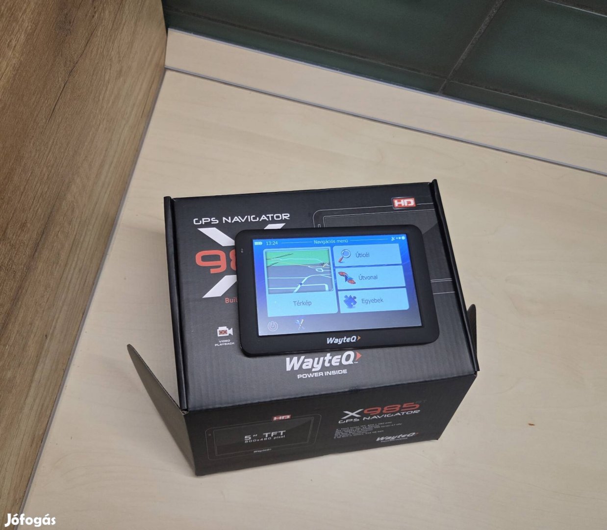 Wayteq X985BT GPS Navigáció igo-val