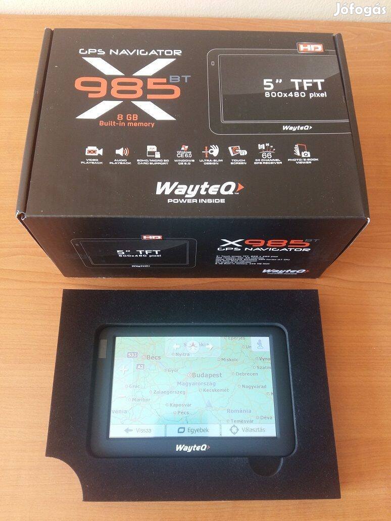 Wayteq X985BT Kamion, Busz GPS + 2025 Igo Primo Truck Full EU + Jáksó