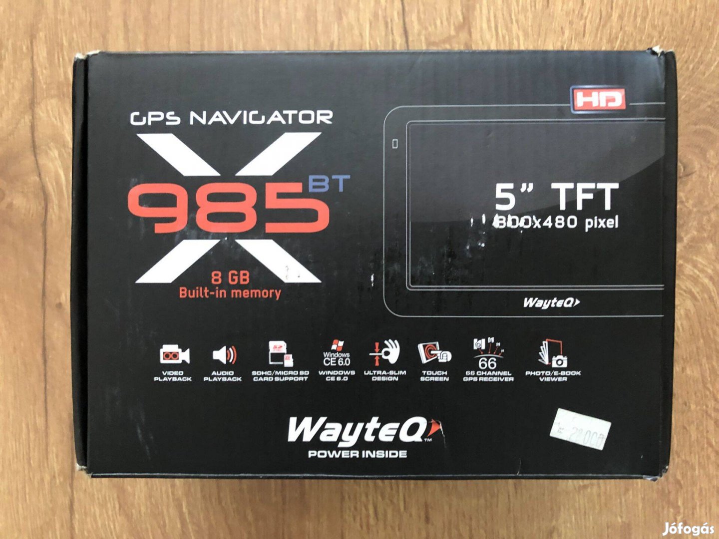 Wayteq X985 BT GPS navigáció