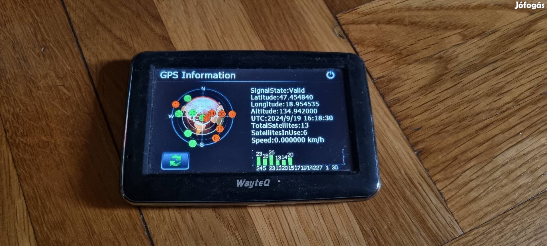 Wayteq x820 GPS navigáció 