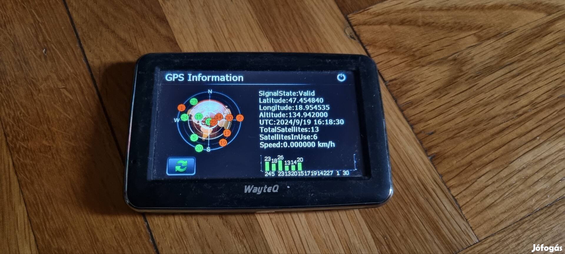 Wayteq x820 GPS navigáció 