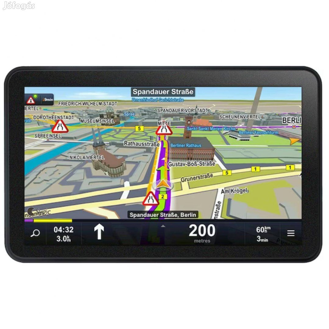 Wayteq x995 max GPS navigáció, fekete, újszerű, 7" kijelző