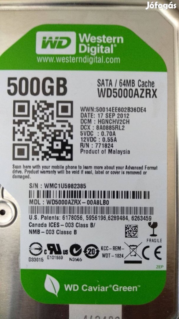 Wd 500gb hdd