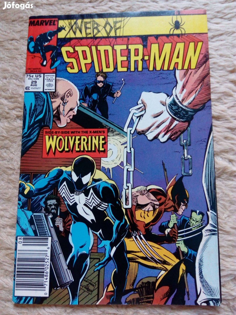 Web of Spider-man Pókember képregény (1985-ös, első sorozat): 29. szám