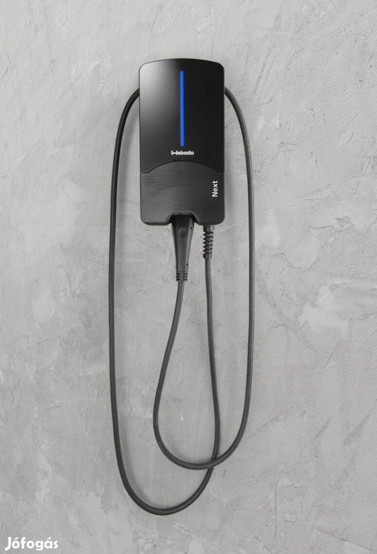 Webasto Next 22 kW-os e-autó fali gyorstöltő beépített 4,5 m kábellel