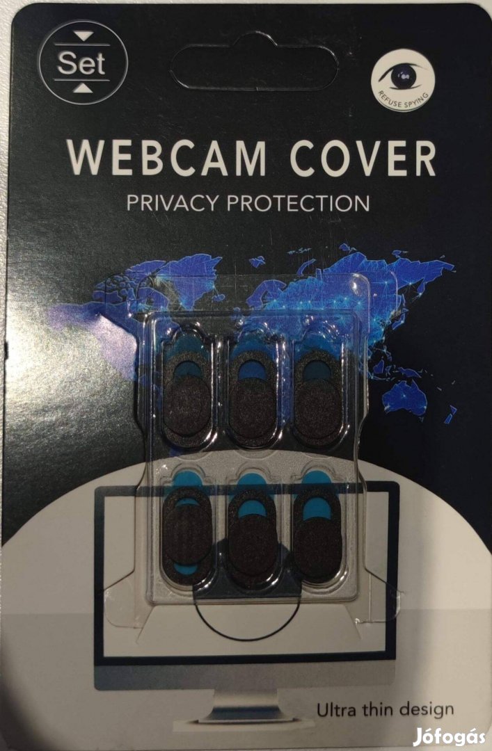 Webkamera, telefon kamera takarófedél / Webcam cover / 6 db egyben