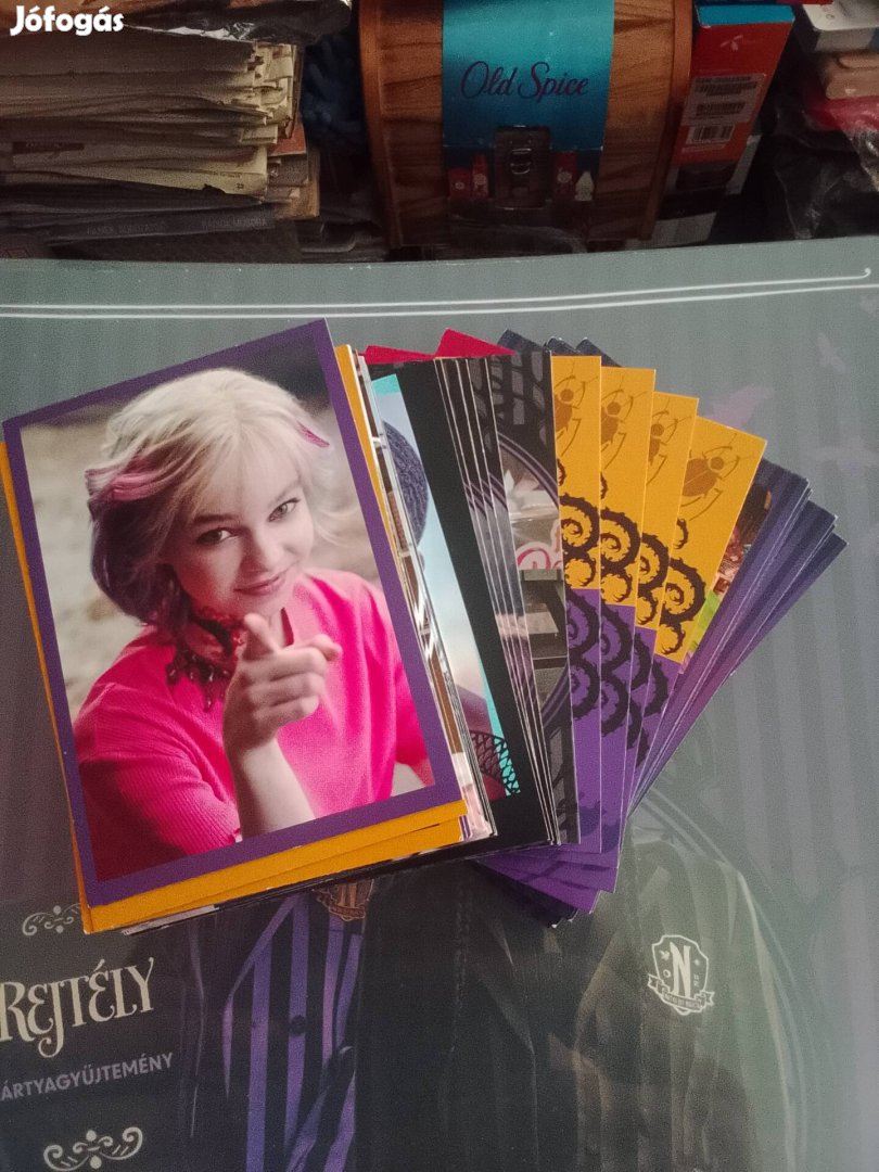 Wednesday Panini kártyák