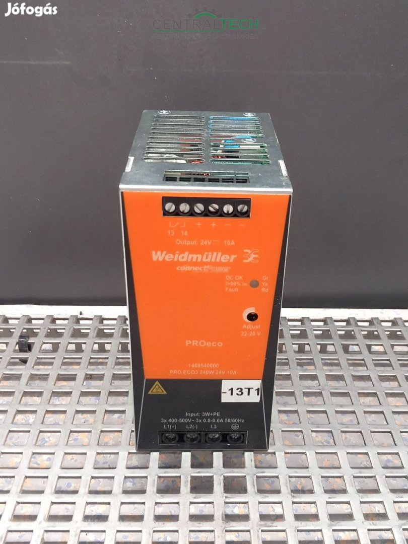 Weidmüller PRO ECO3 240W 10A 24V 1469540000 - kapcsolóüzemű tápegység