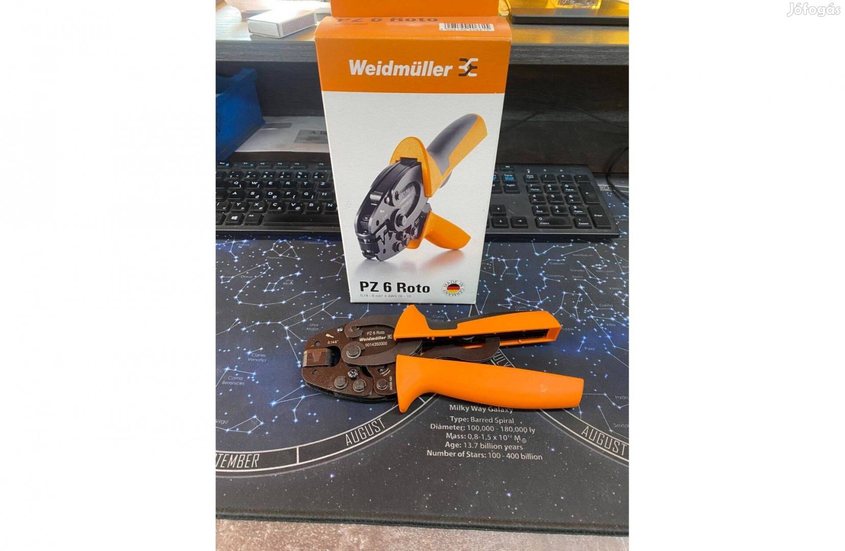 Weidmüller PZ6 Roto Érvég hüvely prés. 0.14-6mm2-ig