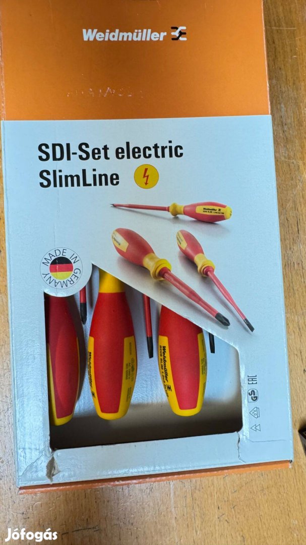 Weidmüller SDI SET Slimline csavarúzó szett (Hiányos!)