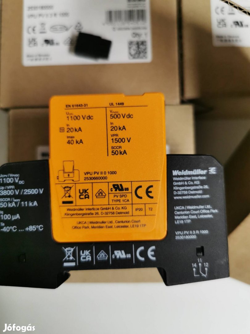 Weidmüller túlfeszültség levezető minőségi új termék