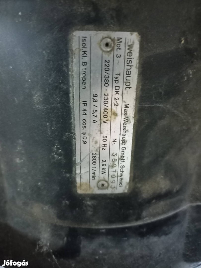 Weishaupt villanymotor
