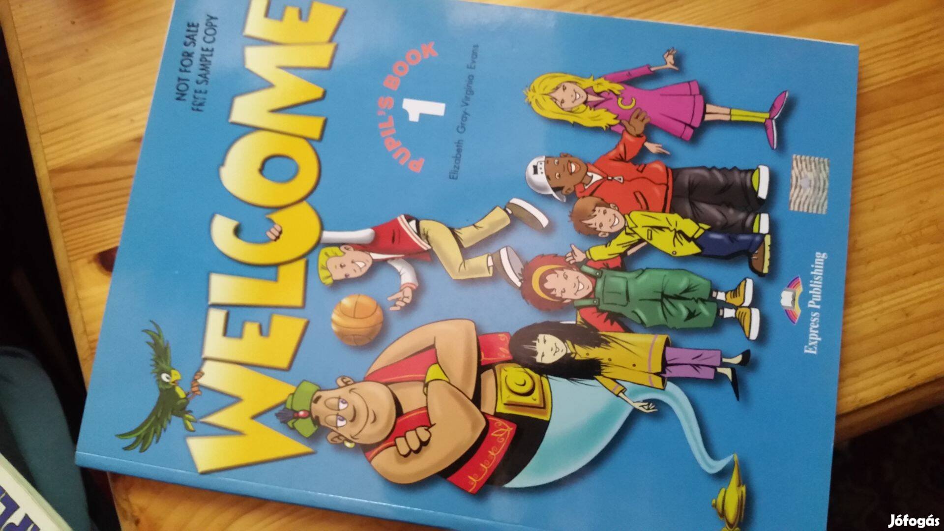 Welcome 1 Pupils book, workbook ajándék