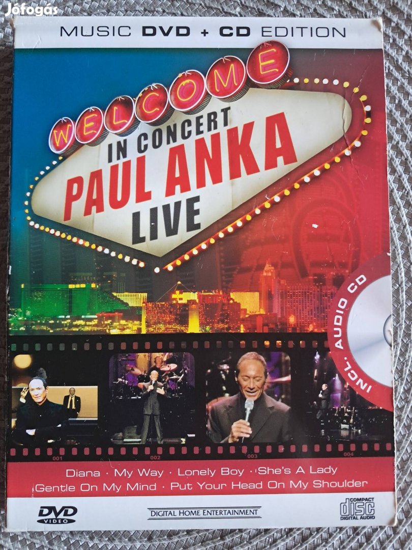 Welcome Paul Anka LIVE DVD + CD Edition 