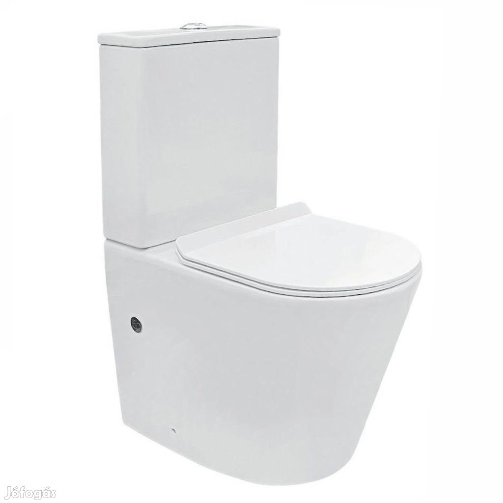 Welland Belluno Rimless kompakt/monoblokk WC szett + soft-close WC ül