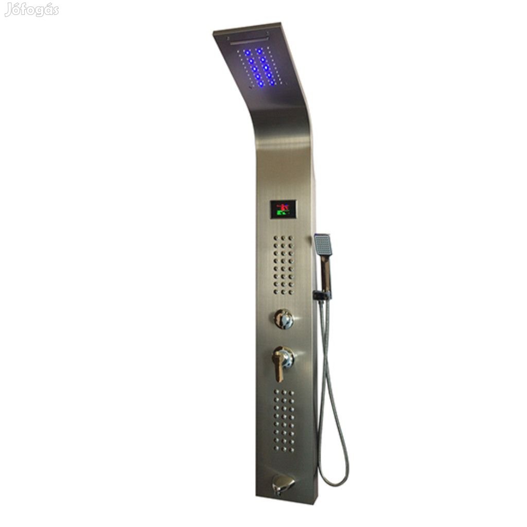Welland EC-1013 multifunkciós zuhanypanel digitális hőfokjelző / LED