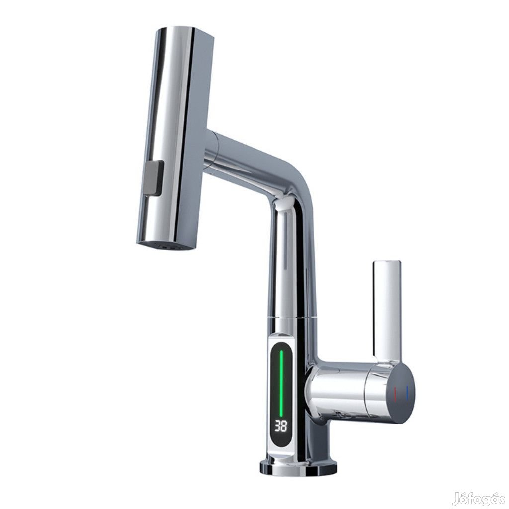 Welland FH-3428 mosogató smart csaptelep - kihúzható multifunkciós fe