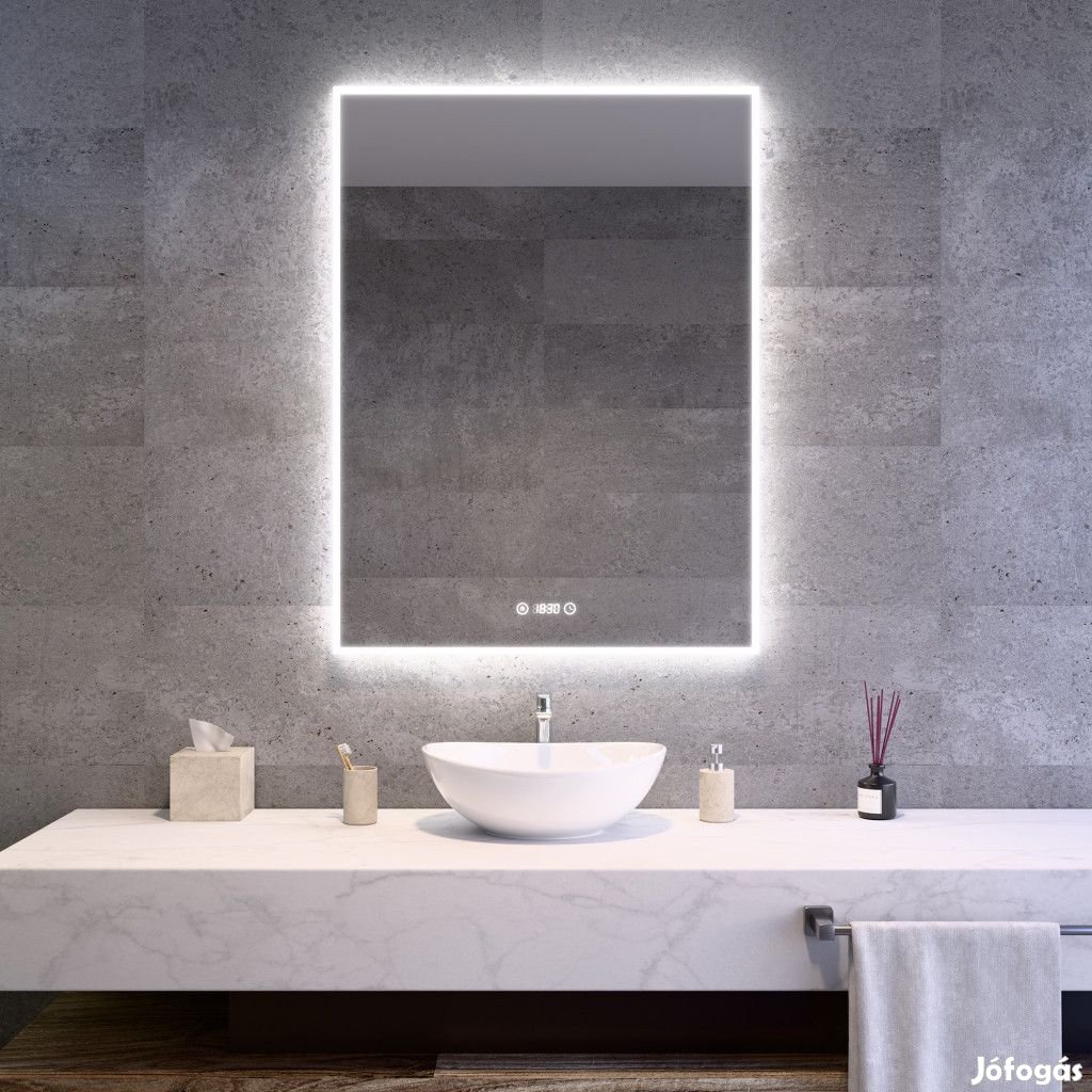 Welland Luxury-Line G772 LED tükör - fényerő + színhőfok állítás + ór