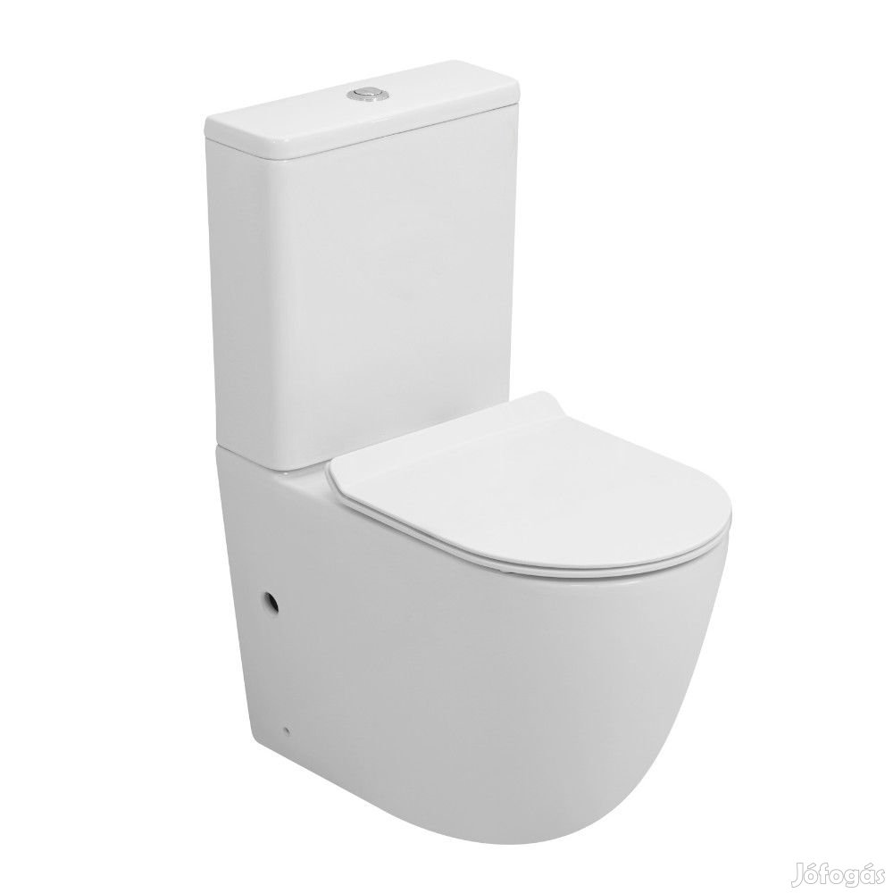 Welland Rimless Y8381 kompakt/monoblokk WC szett + soft-close slim WC