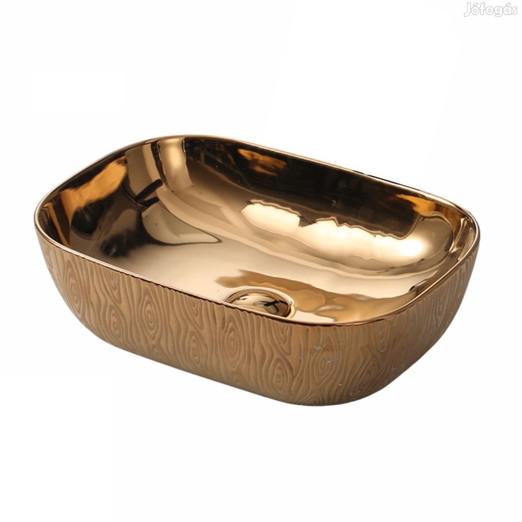 Welland Rio pultra építhető mosdókagyló - 46 x 32 cm (arany)