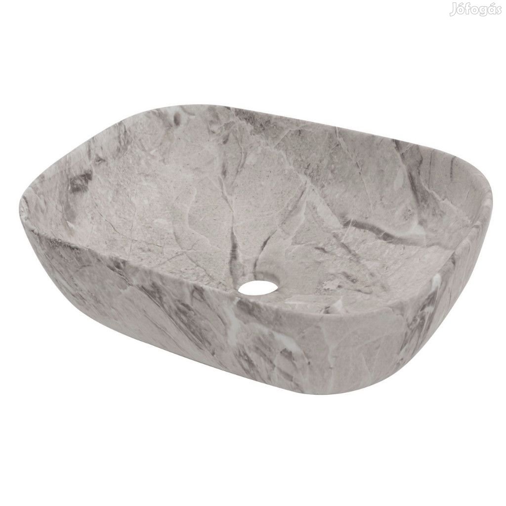 Welland Rio pultra építhető mosdókagyló - 46 x 32 cm (márvány)