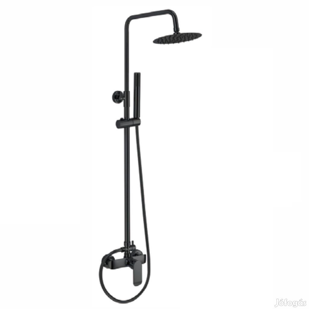 Welland Wall-Pro-4 zuhanyrendszer csapteleppel - fekete
