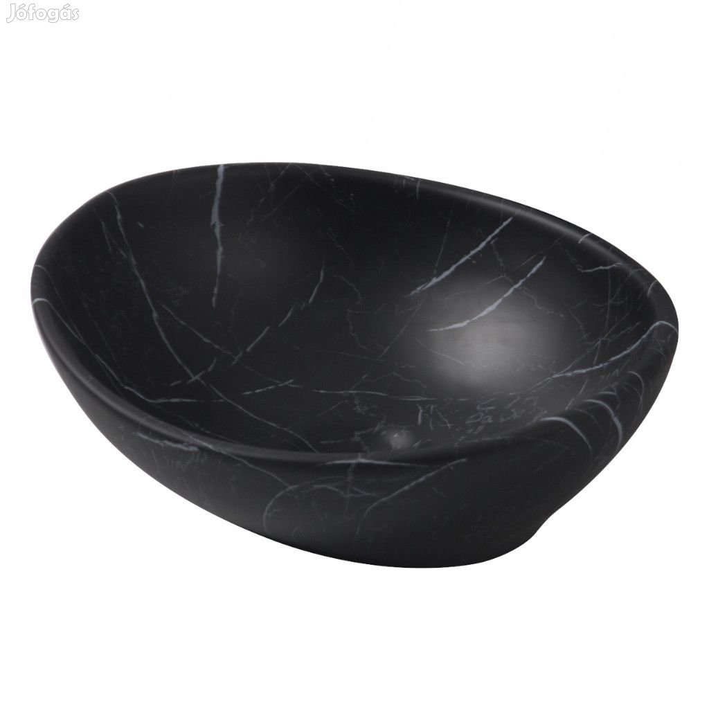 Welland Y9020A pultra építhető mosdókagyló - 40 x 33 cm (fekete / már