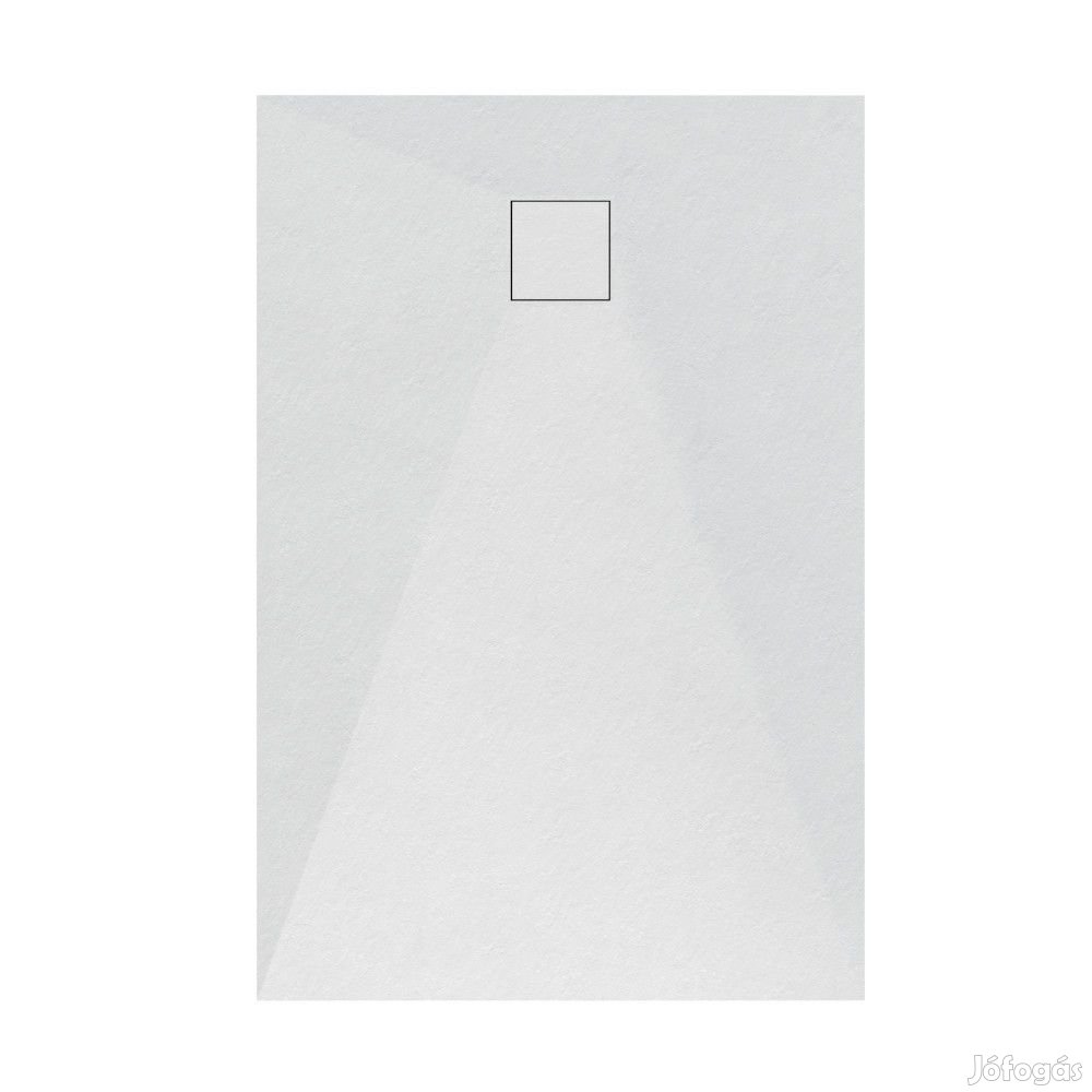 Welland kőhatású zuhanytálca szifonnal 70 x 110 cm - szürke (GT-11070