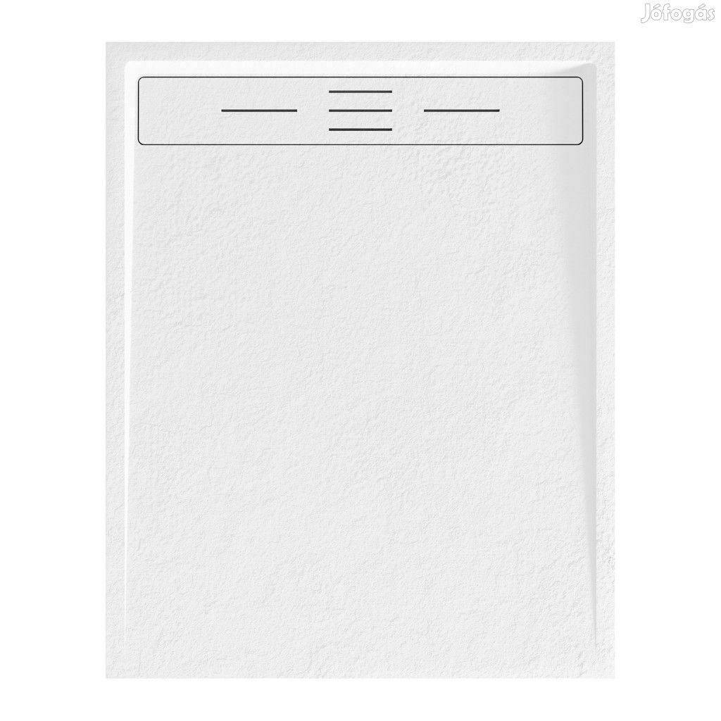 Welland kőhatású zuhanytálca szifonnal 70 x 90 cm - fehér (GT-9070LS)