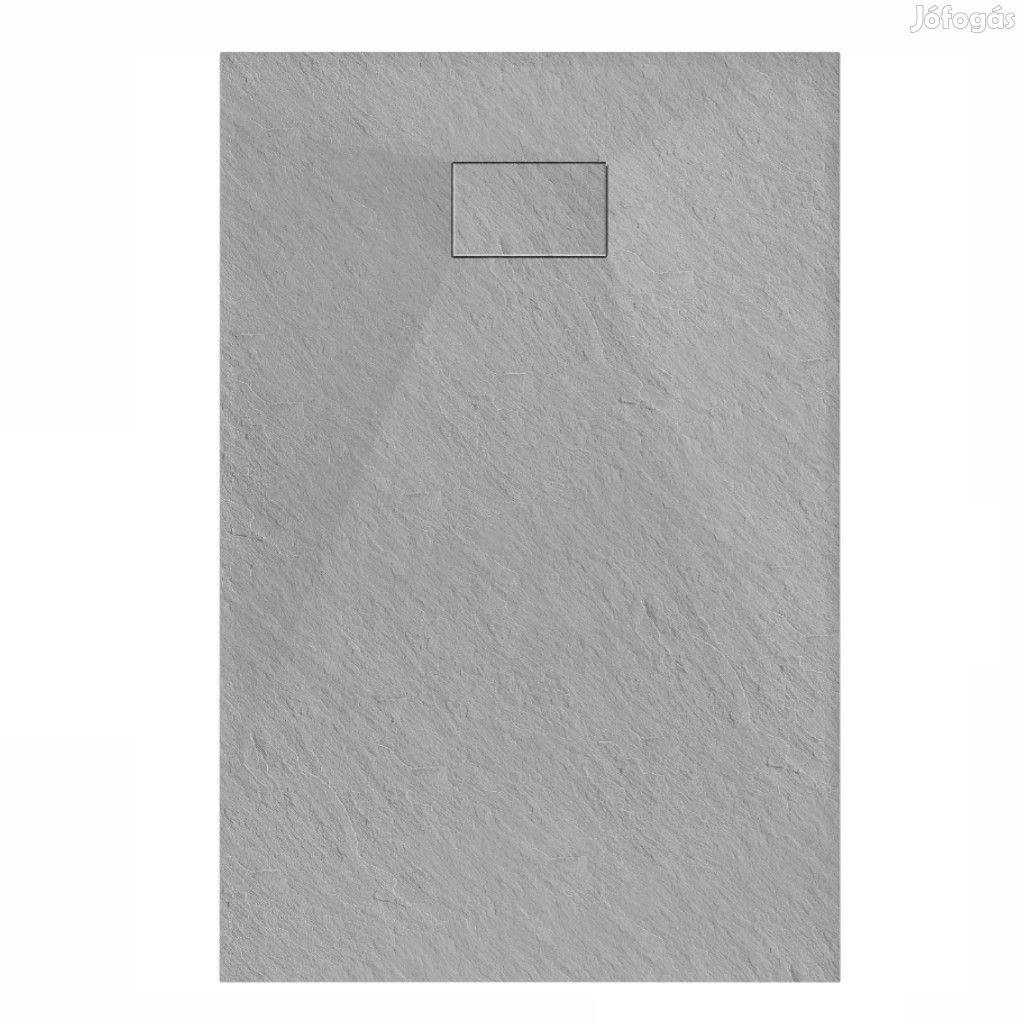 Welland kőhatású zuhanytálca szifonnal 80 x 130 cm - szürke