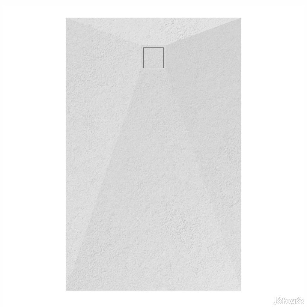 Welland kőhatású zuhanytálca szifonnal 90 x 140 cm - fehér (GT-14090S