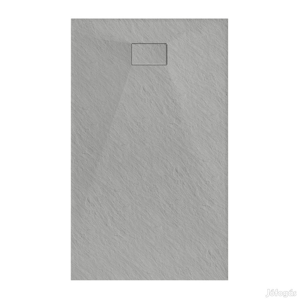 Welland kőhatású zuhanytálca szifonnal 90 x 150 cm - szürke (GT-15090