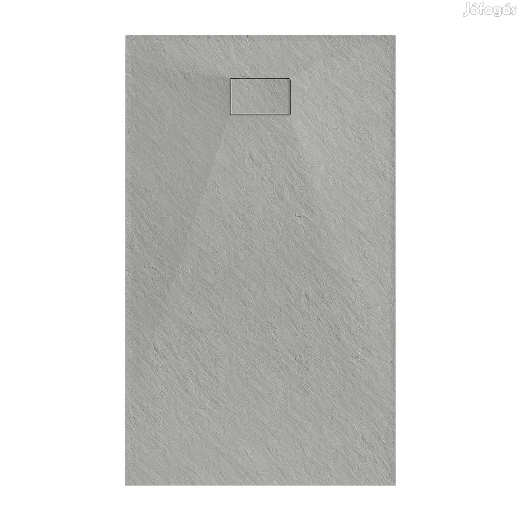Welland kőhatású zuhanytálca szifonnal 90 x 160 cm - szürke (GT-16090