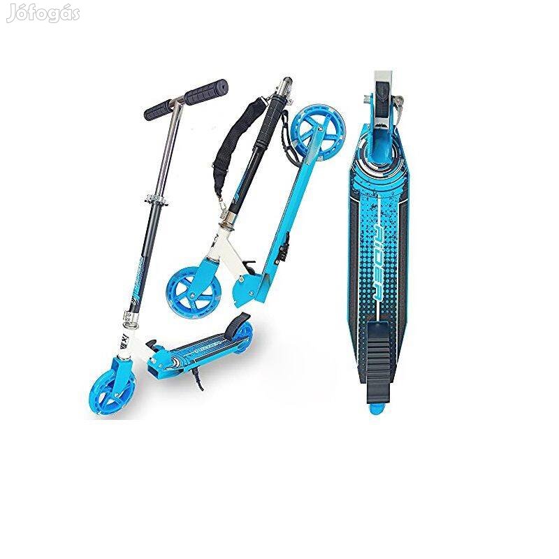 Wellife Rgx összecsukható roller, világító kerekekkel, 100kg-ig - kék